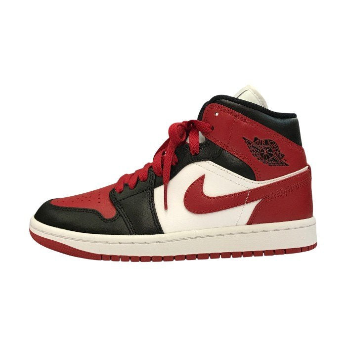 NIKE ナイキ エアジョーダン 1 スニーカー レディース バスケット AIR JORDAN レッド/ブラック/ホワイト MID 23.0cm BQ6472-079 中古 T1