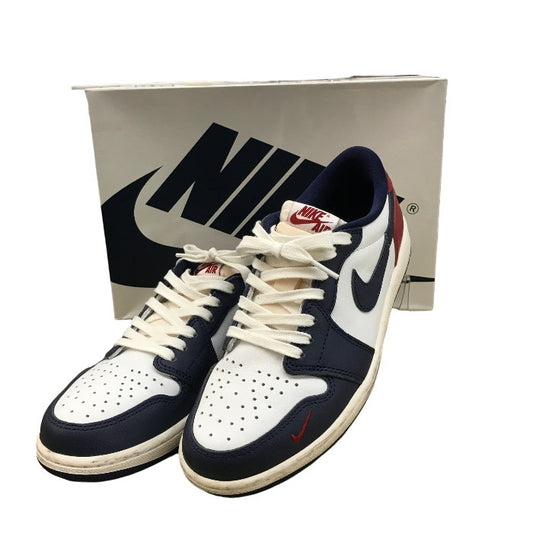 NIKE ナイキ Air Jordan 1 Retro Low OG Howard スニーカー メンズ ロゴ レッド/ネイビー 26cm HQ2993-100 中古 N1