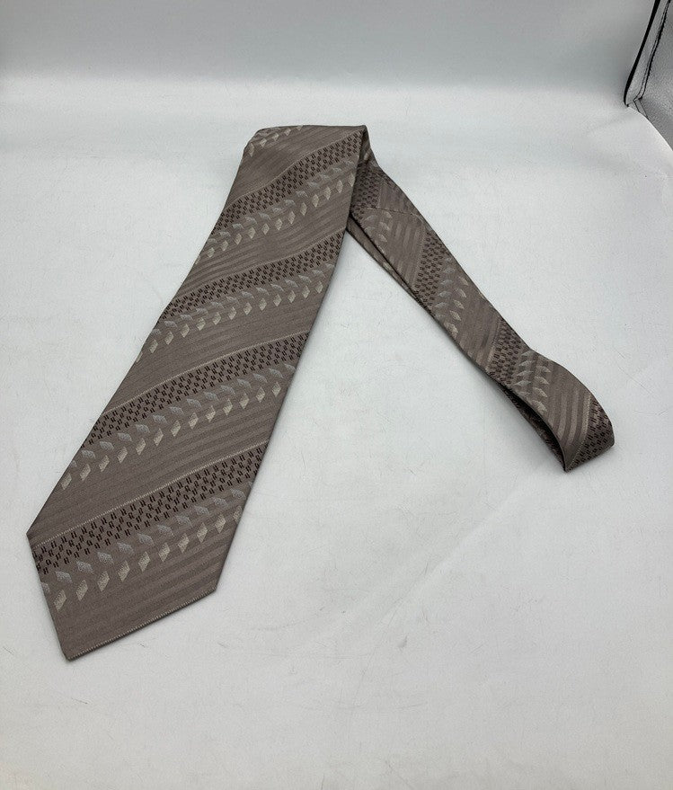 GIORGIO ARMANI ジョルジオアルマーニ レジメンタル ネクタイ シルク100％ 中古 D4