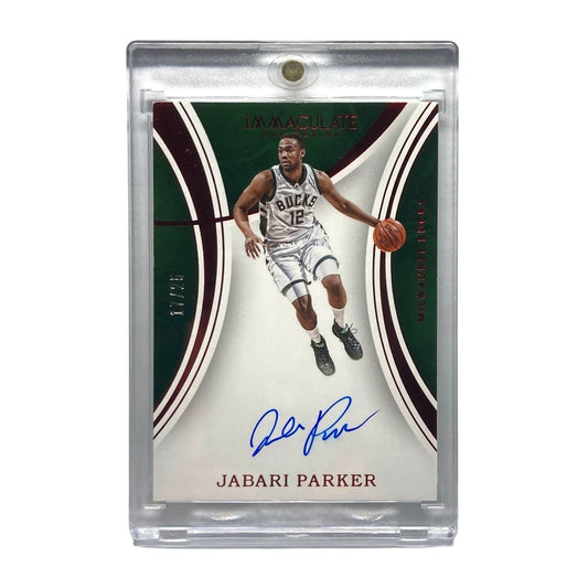 PANINI NBAカード IMMACULATE COLLECTION JABARI PARKER BUCKS 17/25 #S-JP 中古 IT2