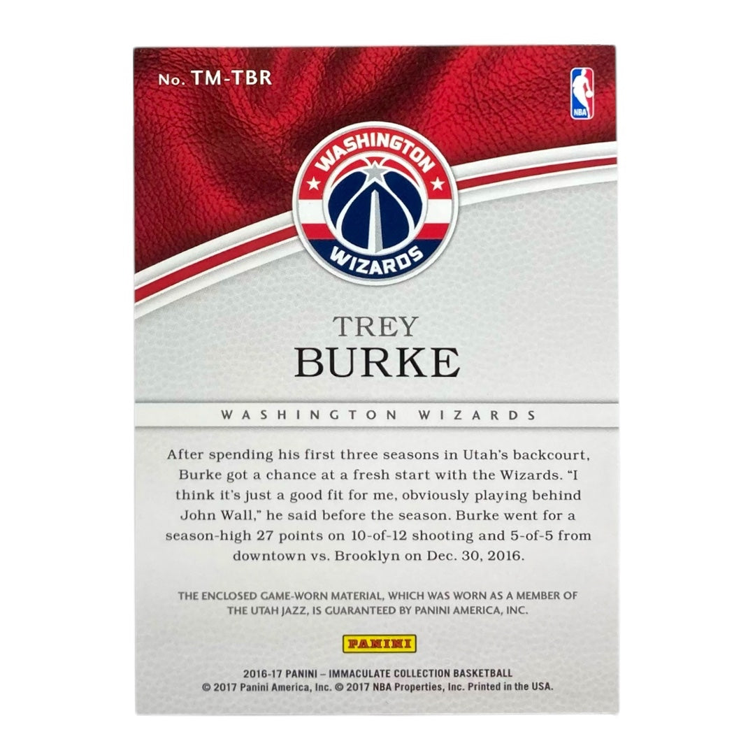 PANINI NBAカード IMMACULATE COLLECTION TREY BURKE WASHINGTON WIZARDS /99 #TM-TBR 中古 IT2