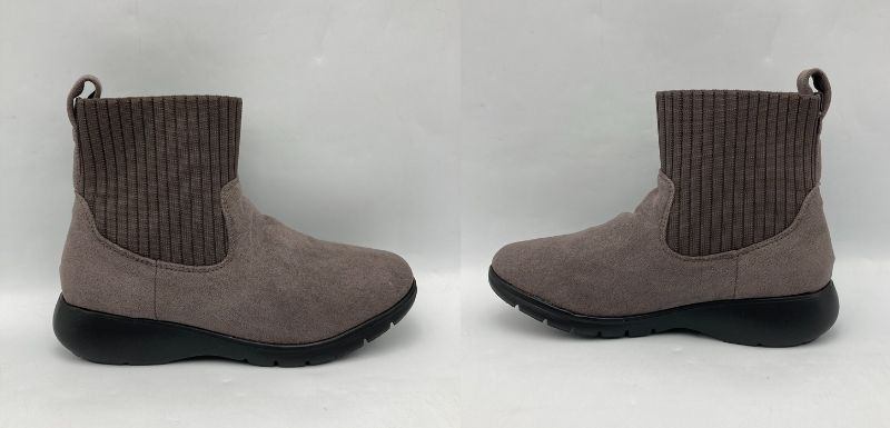 RakkuRakku ラックラック 洗えるストレッチニット はっ水 ブーツ サイズM 中古 D4