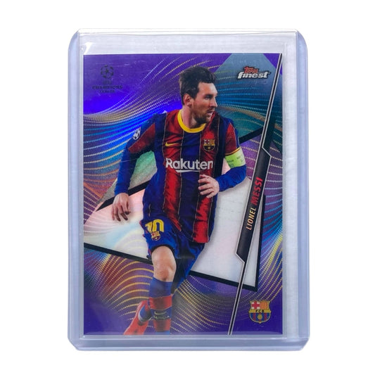 TOPPS サッカーカード FINEST LIONEL MESSI BARCELONA /250 #100 中古 IT2
