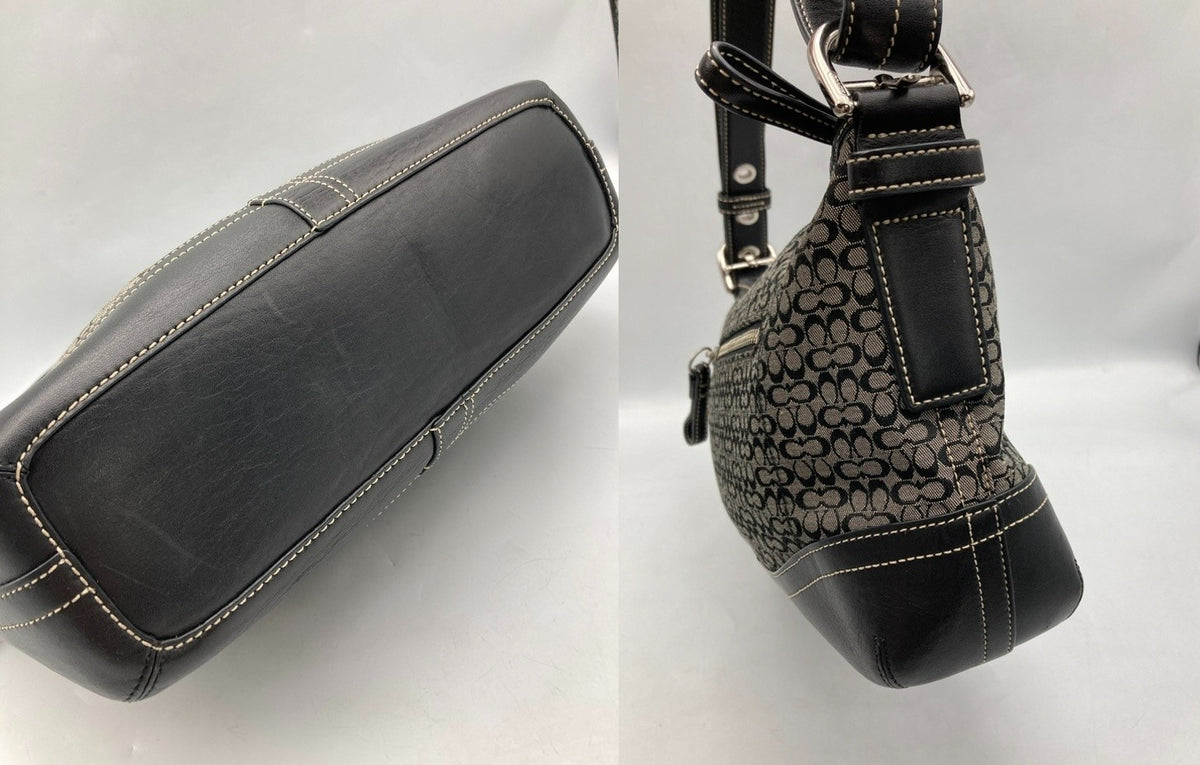 COACH コーチ ミニシグネチャー 2WAY ショルダーバッグ F10945 中古 D4