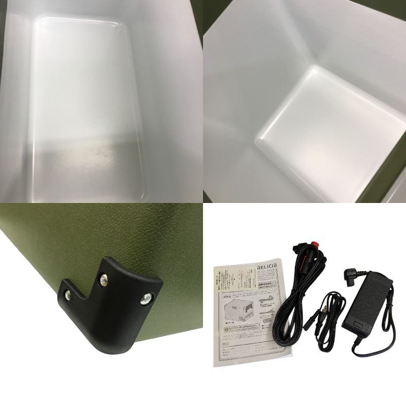 TOHO RELICIA 車載冷凍冷蔵庫 グリーン 40L アウトドア キャンプ レジャー スポーツ 大容量 RLC-CF40 中古 T1