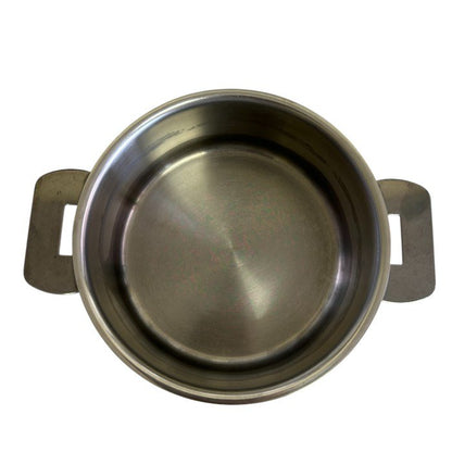 CRISTEL クリステル グラフィット 両手鍋深型 14cm C14GK 調理器具 鍋 キッチン用品 ステンレス 中古 W1