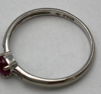 ジュエリーマキ PWG9 パラホワイトゴールド リング 5号 中古 D4