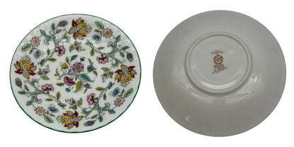MINTON ミントン ハドンホール カップ&ソーサー ペア 洋食器 ブランド ティー 紅茶 花柄 中古 W1