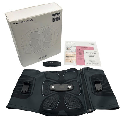 SIXPAD Abs2 アブズ2 SE-CK-03B-M 別売専用コントローラー付 EMS シックスパッド 腹筋ベルト 体幹 中古 R4