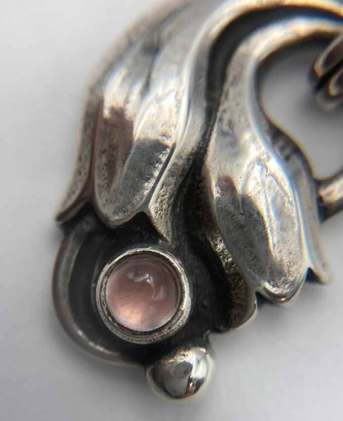 GEORG JENSEN ジョージジェンセン 1999年 ヘリテージ イヤーネックレス SV925 中古 D4