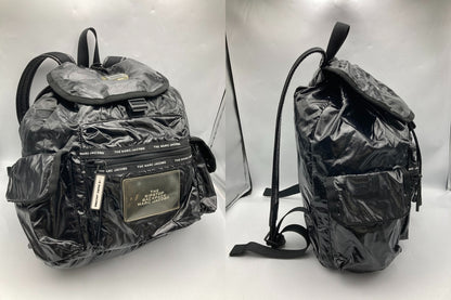 MARC JACOBS マークジェイコブス ザ リップストップ バックパック リュックサック ブラック 中古 D4