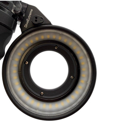DiveExtreme 水中LEDリングライト DL2001 家電製品 ダイブエクストリーム 撮影 中古 W1