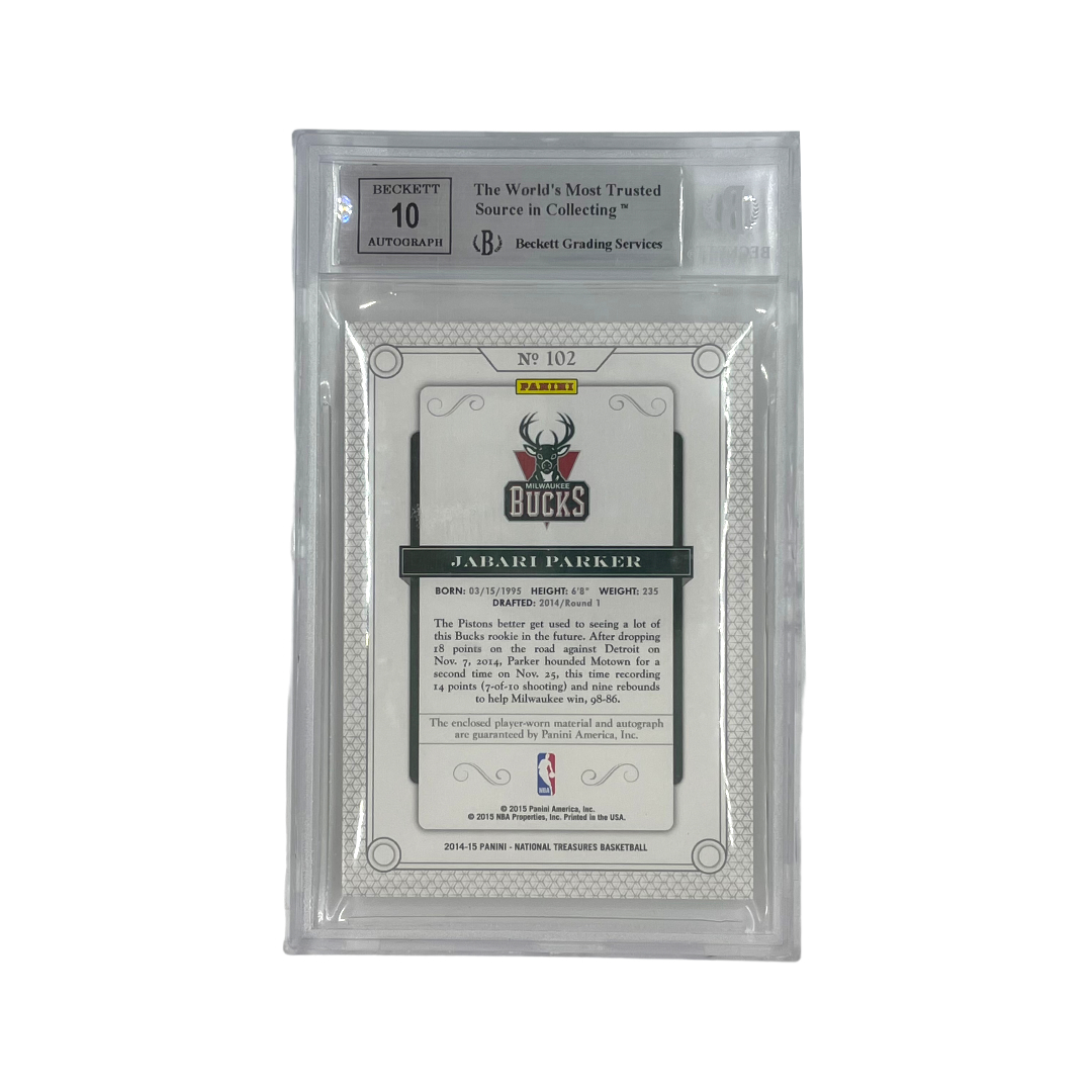 PANINI NBAカード NATIONAL TREASURES JABARI PARKER 68/99 #102 中古 IT1