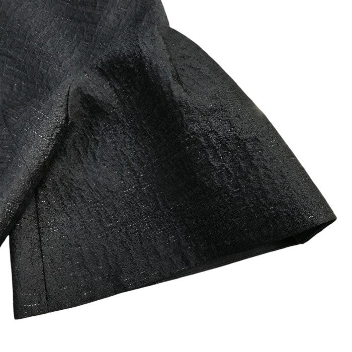 Rene ルネ ジャケット レディース ボレロ ノーカラー ラメ ショート丈 ブラック 34サイズ 6243120 中古 T1