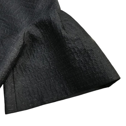 Rene ルネ ジャケット レディース ボレロ ノーカラー ラメ ショート丈 ブラック 34サイズ 6243120 中古 T1