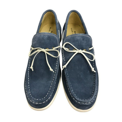 REGAL リーガル デッキシューズ メンズ スウェード Worth collection ブルー 26cm NC5J JY90 中古 T1