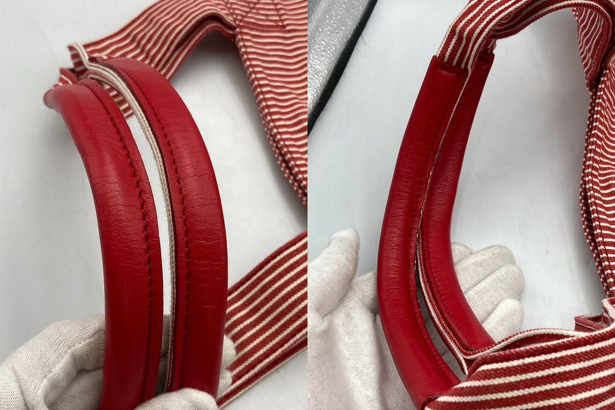 Vivienne Westwood ヴィヴィアンウエストウッド バンボリーナ ストライプ トートバッグ 中古 D4