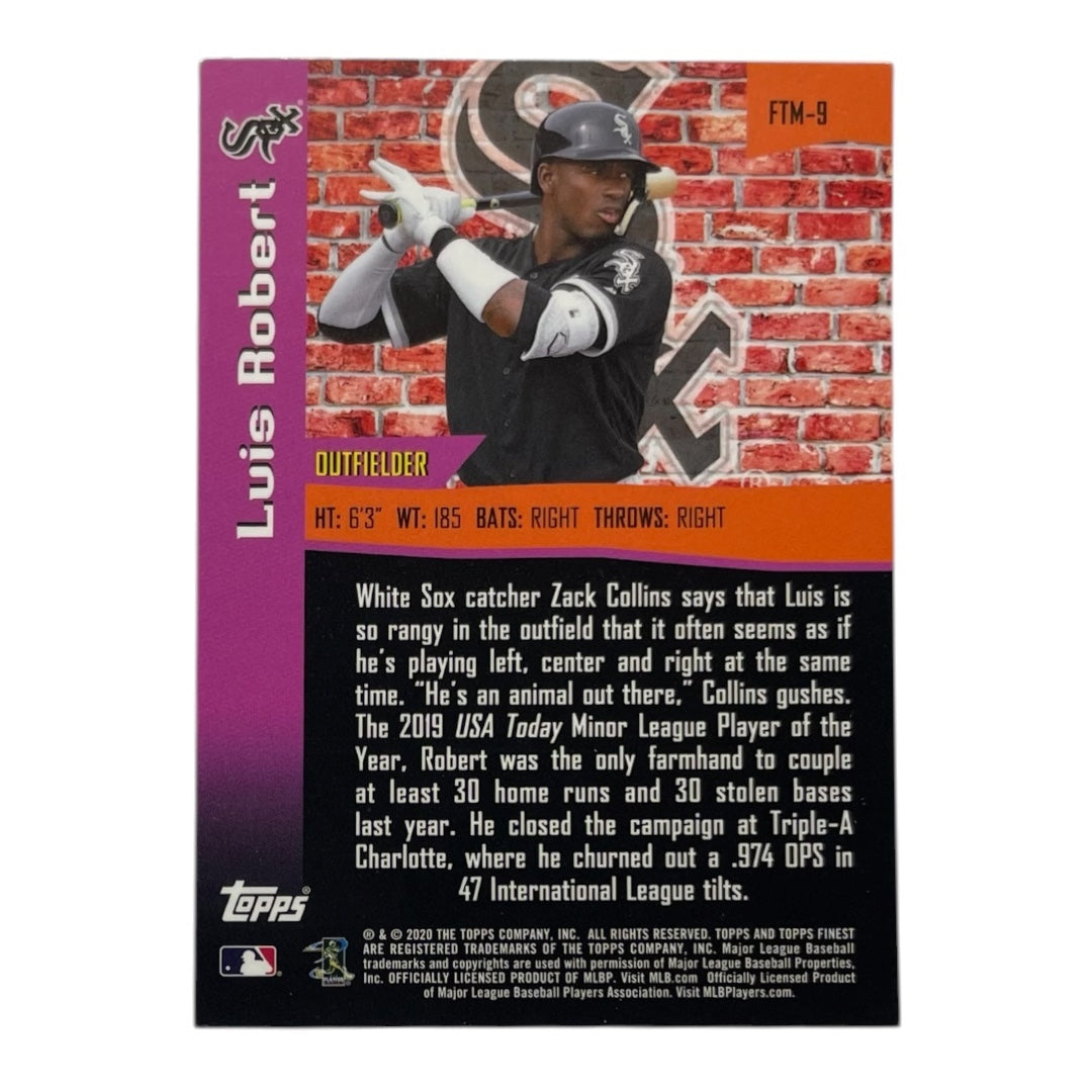 TOPPS MLBカード FINEST LUIS ROBERT WHITE SOX #FTM-9 中古 IT2