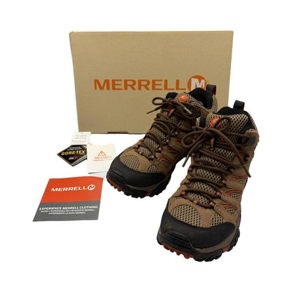 MERRELL メレル MOAB MID トレッキングシューズ J41413 US7 (約25cm) 登山 メンズ 靴 ブラウン 中古 W４