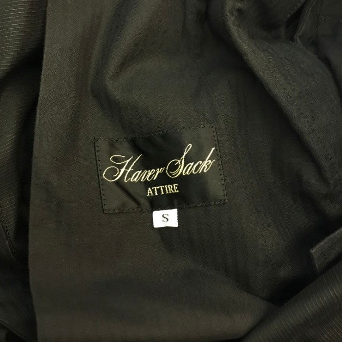 HAVERSACK ハバーサック パンツ メンズ 春夏 麻 ロング ウエストドローコード ボタンフライ ブラック Sサイズ 862003 中古 T1