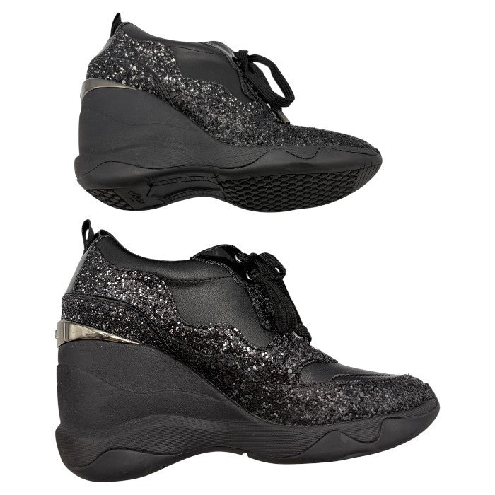 +diana +ダイアナ スニーカー 24.5cm IF 49544 靴 シューズ 厚底 レディース ラメ 中古 W４