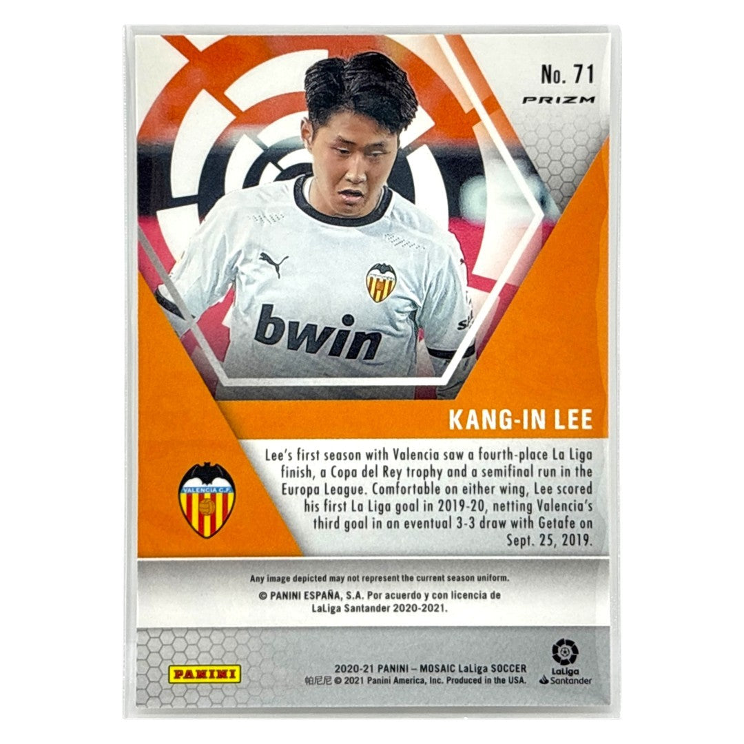 PANINI サッカーカード MOSAIC LaLiga PRIZM KANG-IN LEE VALENCIA #71 中古 IT1