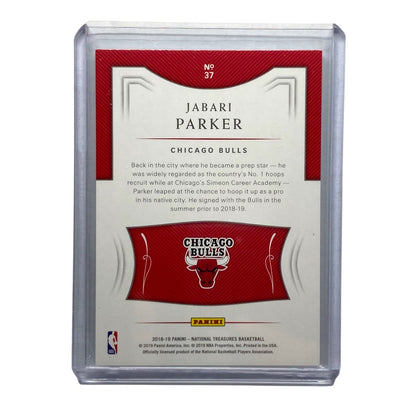 PANINI NBAカード NATIONAL TREASURES JABARI PARKER BULLS 2/5 #37 中古 IT2