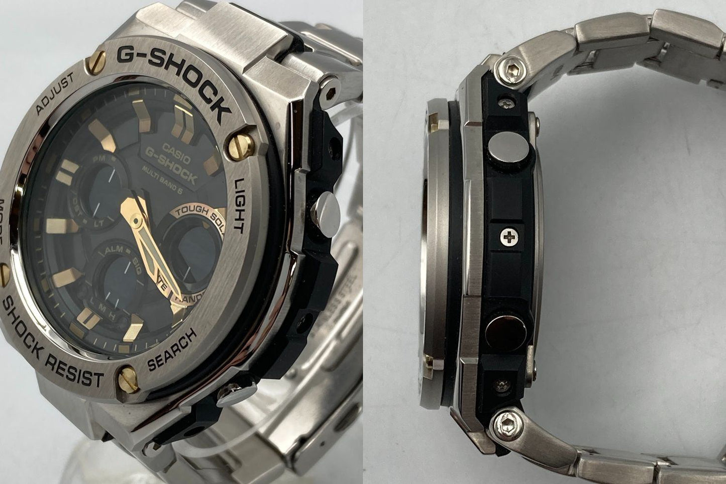 CASIO カシオ ジーショック Gスチール タフソーラー 腕時計 GST-W110D-1A9JF 中古 D4