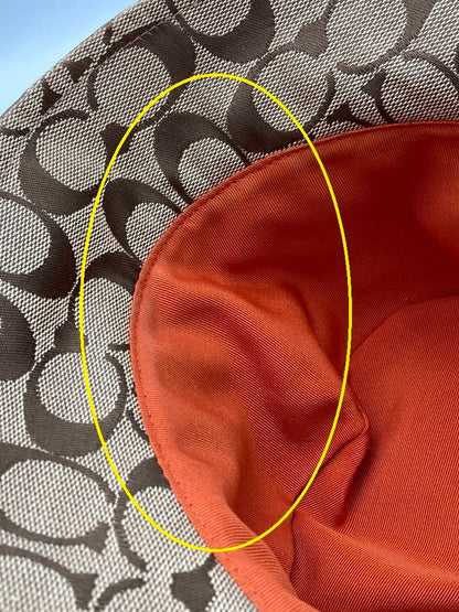 COACH コーチ シグネチャー バケットハット サイズP/S 中古 D4