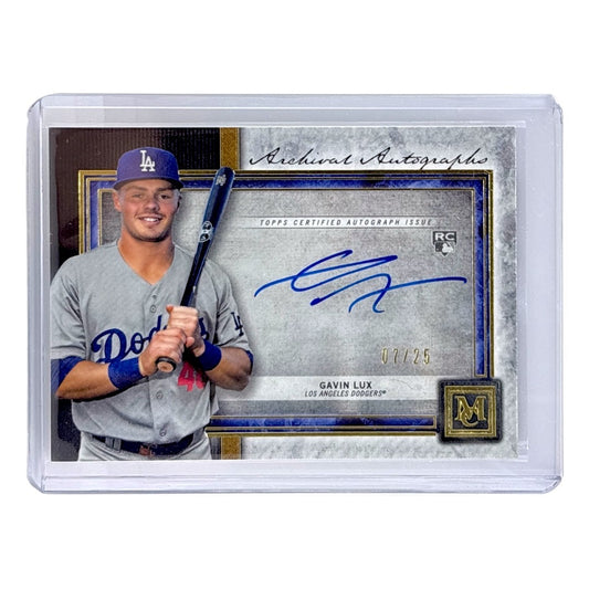 TOPPS MLBカード MUSEUM COLLECTION GAVIN LUX LOS ANGELES DODGERS /25 #AA-GL 中古 IT1