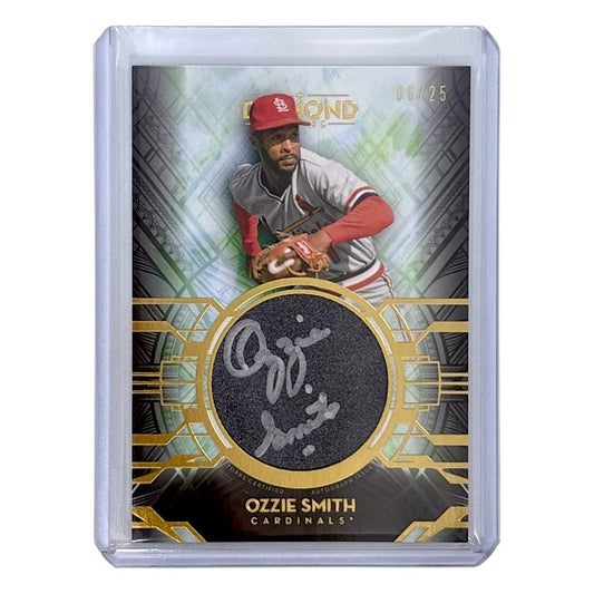 TOPPS MLBカード DIAMOND ICONS SILVER INK OZZIE SMITH ST. LOUIS CARDINALS /25 #SI-OZ 中古 IT1