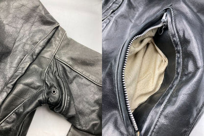 Schott ショット シングルライダース レザージャケット ボアライナー付 07203 サイズ36 中古 D4