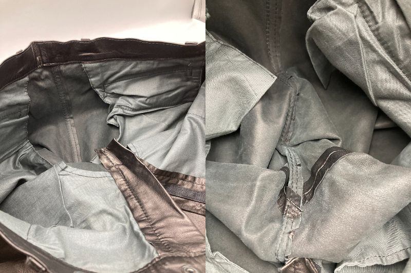 GRIFONI グリフォー二 シップス 牛革 レザーパンツ サイズ46 中古 D4