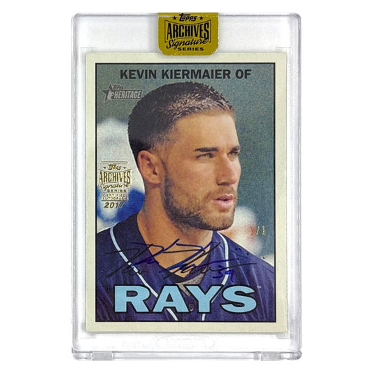 未開封品 TOPPS MLBカード HERITAGE KEVIN KIERMAIER TAMPA BAY RAYS 1/1 #34 中古 IT1