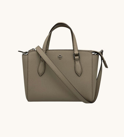 TORY BURCH トリーバーチ エマーソン MINI TOP ZIP TOTE 2WAY ショルダーバッグ 中古 D4