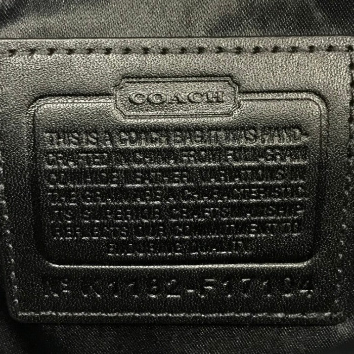 COACH コーチ ショルダーバッグ レディース パンチングレザー シグネチャー 2way F17104 中古 T1