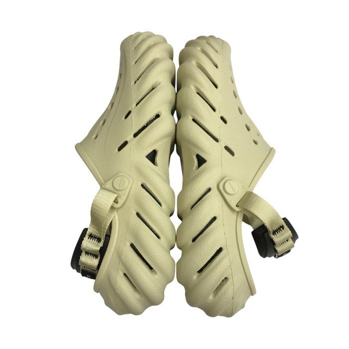 crocs クロックス ECHO CLOG サンダル メンズ エコークロッグ バックストラップ アイボリー M10/W12/28cm 中古 T1