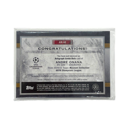 TOPPS サッカーカード MUSEUM COLLECTION ANDRE ONANA AJAX 66/75 #AJR-AO 中古 IT1