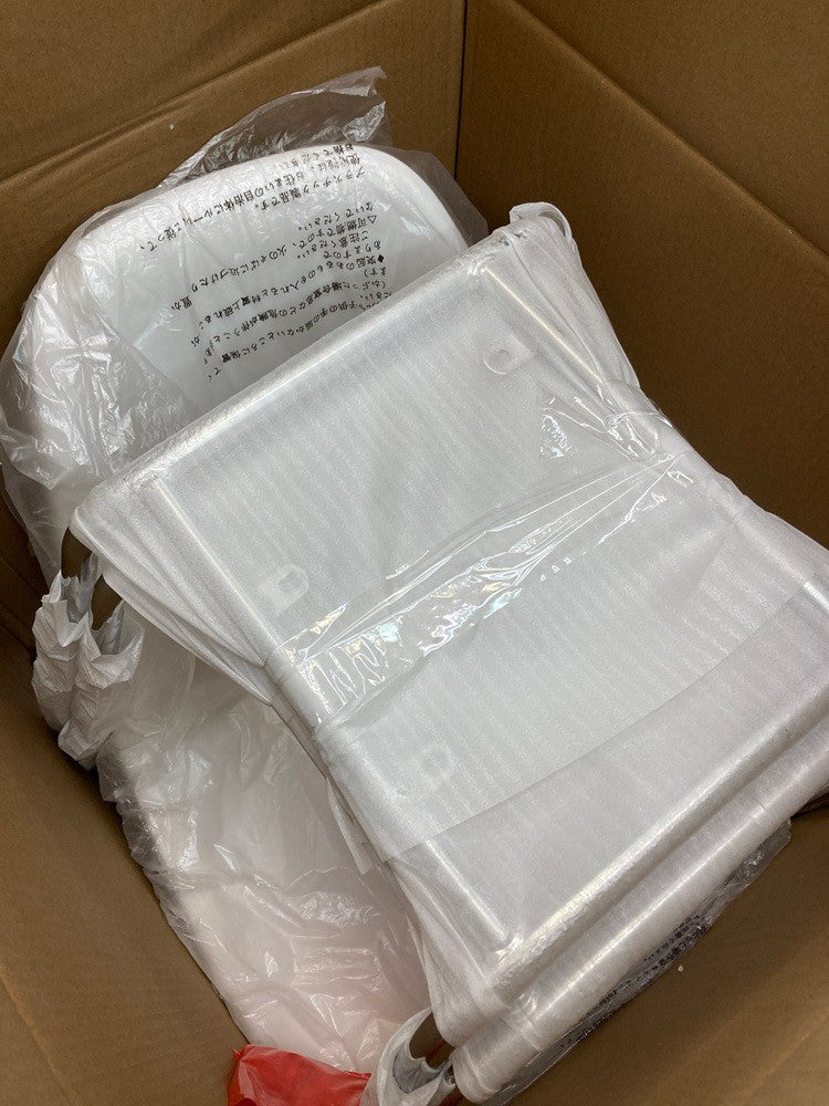 RASIK スチール脚 ダイニングチェア 2脚セット 『Elemet エレメト』 ホワイト 中古 D4