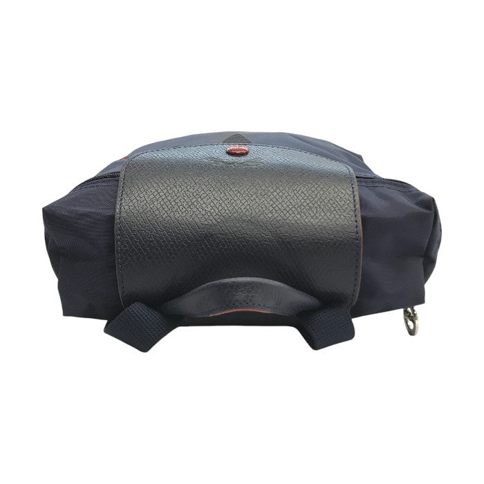 LONGCHAMP ロンシャン ルプリアージュ SAC A DOS リュックサック レディース 折りたたみ バックパック ナイロン ネイビー 1699 619 556 中古 T1