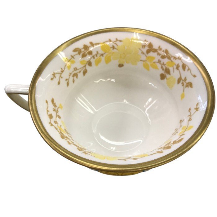 Wedgwood (ウェッジウッド) ハーレクイン イエローリボン ティーカップ&ソーサー 中古 Y1