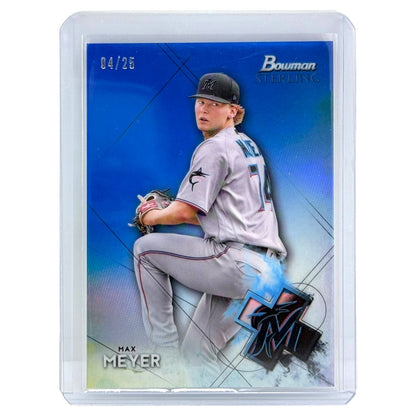 TOPPS MLBカード BOWMAN STERLING MAX MEYER MIAMI MARLINS /25 #BSP-17 中古 IT1