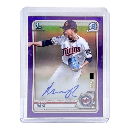 TOPPS MLBカード BOWMAN CHROME 1ST MARCO RAYA MINNESOTA TWINS /250 #CDA-MR 中古 IT1