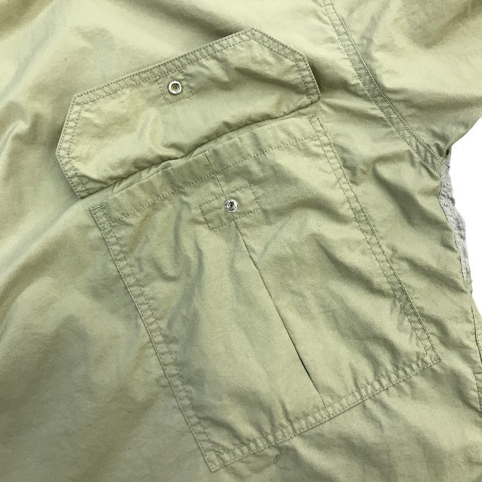 THE NORTH FACE PURPLE LABEL マウンテンフィールド H/S プルオーバー メンズ ナイロン フード ナナミカ ベージュ Sサイズ NP2109N 中古 T1