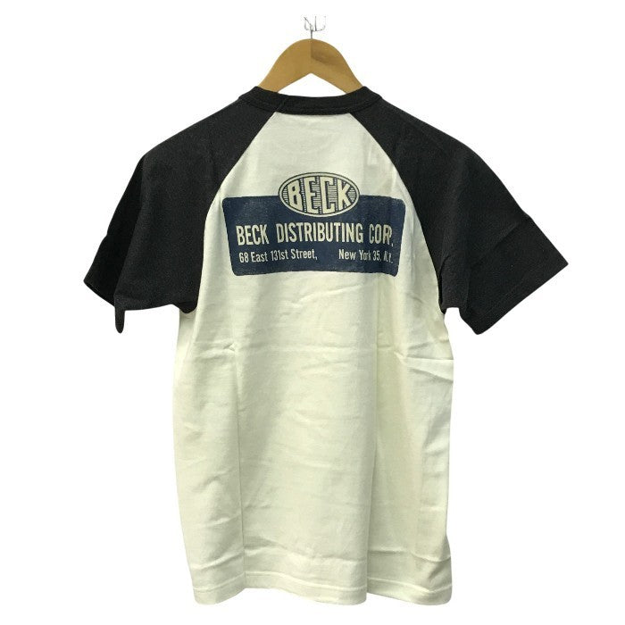 TOYS McCOY トイズマッコイ Tシャツ メンズ コットン 半袖 ラグラン プリント オフホワイト/グレー Mサイズ 中古 T1