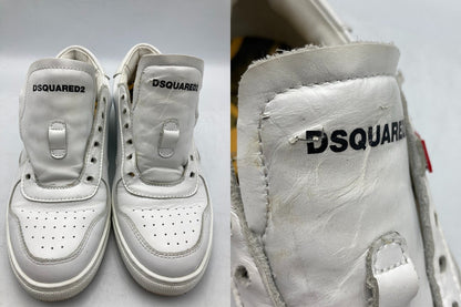 DSQUARED2 ディースクエアード MERT & MARCUS レザー スニーカー サイズ36 レディース 中古 D4