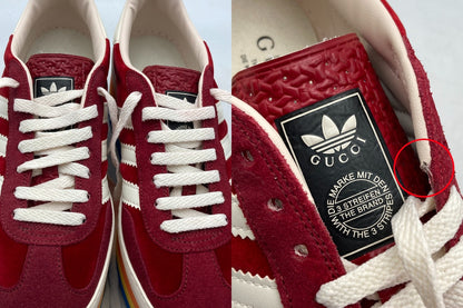GUCCI×adidas グッチ×アディダス GAZELLE ガゼル 厚底 スニーカー 707871 サイズ23.5cm レディース 中古 D4