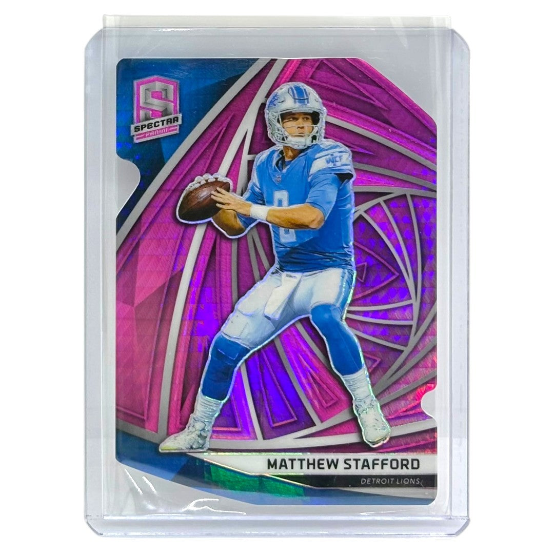 PANINI NFLカード SPECTRA PRIZM DIE-CUT MATTHEW STAFFORD DETROIT LIONS /20 #86 中古 IT1
