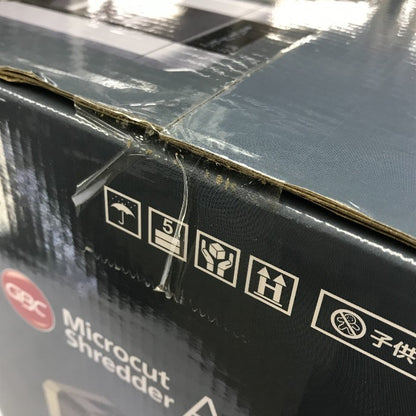 アコブランズジャパン マイクロカットシュレッダー ゴールドブラック A4サイズ CD/カード細断可 GSHA17M-GB 中古 T1