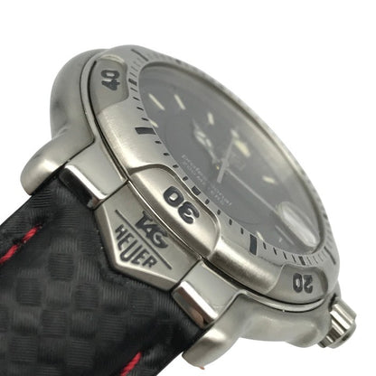 TAG HEUER タグホイヤー 6000シリーズ プロフェッショナル 腕時計 メンズ アナログ クォーツ デイト professional ステンレス シルバー/グレー WH1112 中古 T1